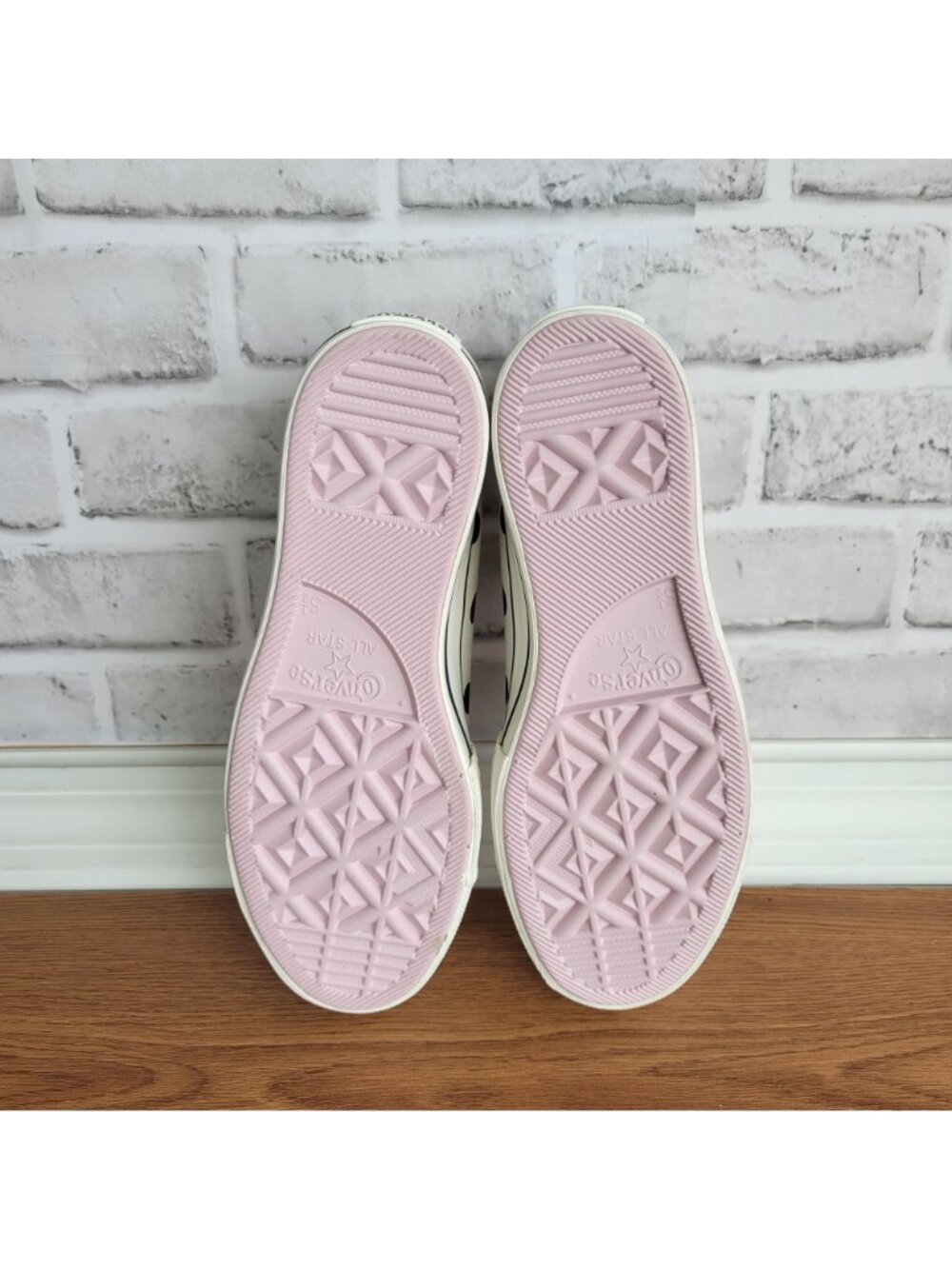 ❤️Chuck Taylor All Star Lift Platform Polka Dots 10 Women Shoes White A10689C❤️ - Picture 10 of 14
